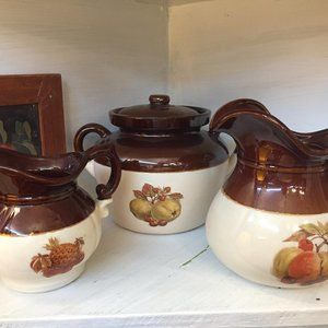 Vintage McCoy -3 Piece Set: Fruit Festival